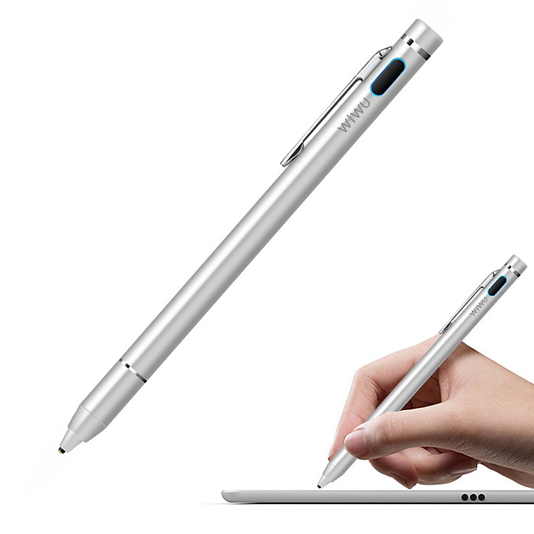 Bút cảm ứng stylus đầu ngòi nhỏ  WIWU Picasso active stylus P666 dùng cho iPhone, iPad, Android