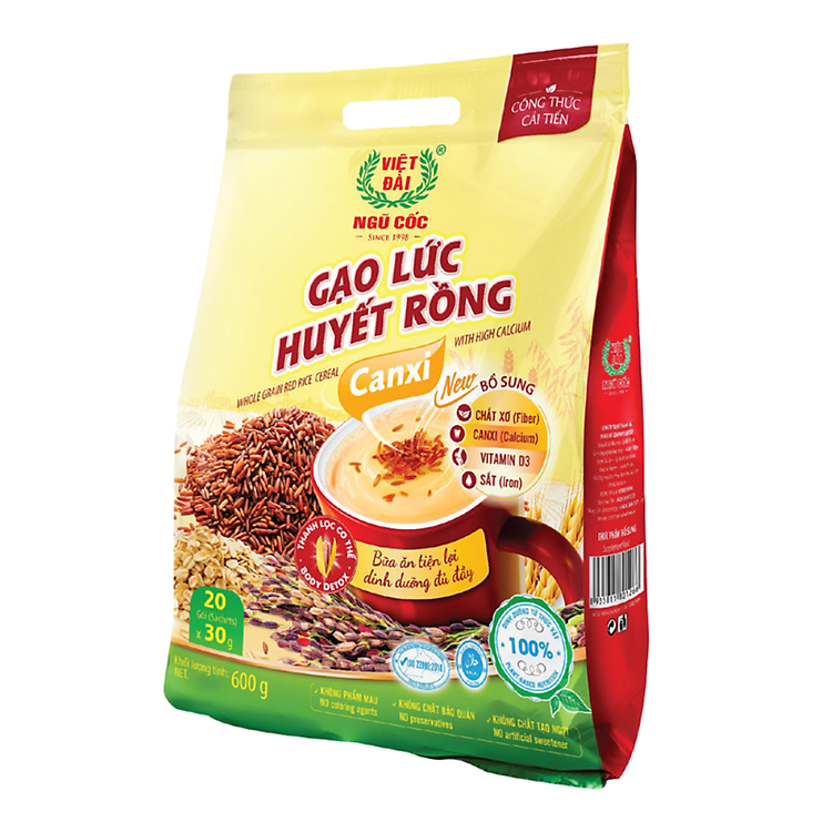 bột ngũ cốc dinh dưỡng việt đài 500g 600g (nhiều loại) 1