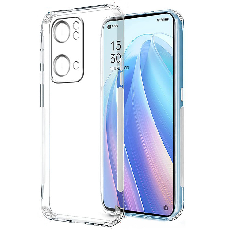 Ốp lưng silicon dẻo trong suốt mỏng 0.6mm cho Oppo Reno 7 / Reno 7Z hiệu Ultra Thin