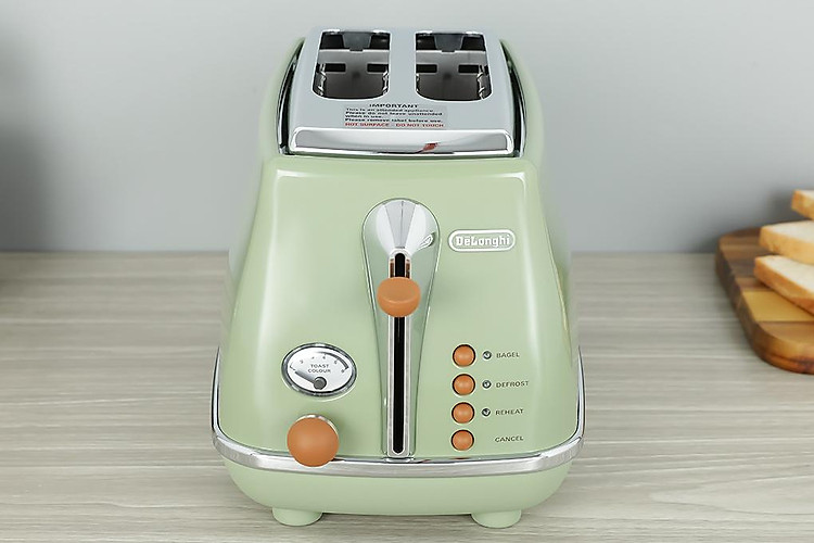 Máy nướng bánh mì Delonghi CTOV2103.GR - Bảng điều khiển