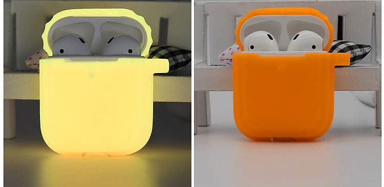 Bao Case Cho Airpods 1/ Airpods 2 Dạ Quang Phát Sáng