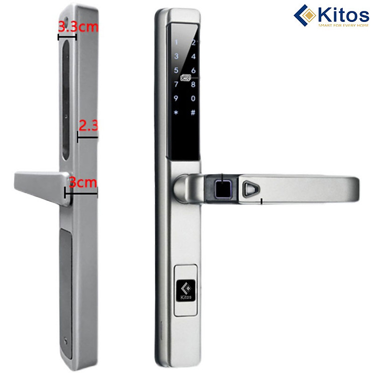 khóa thông minh cửa nhôm kitos kt-al650 plus 11