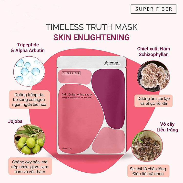 Timeless Truth Mask Super Fiber Skin Enlightening Mask Mặt Nạ Cấp Ẩm Timeless Truth Mask Super Fiber Skin Enlightening Mask