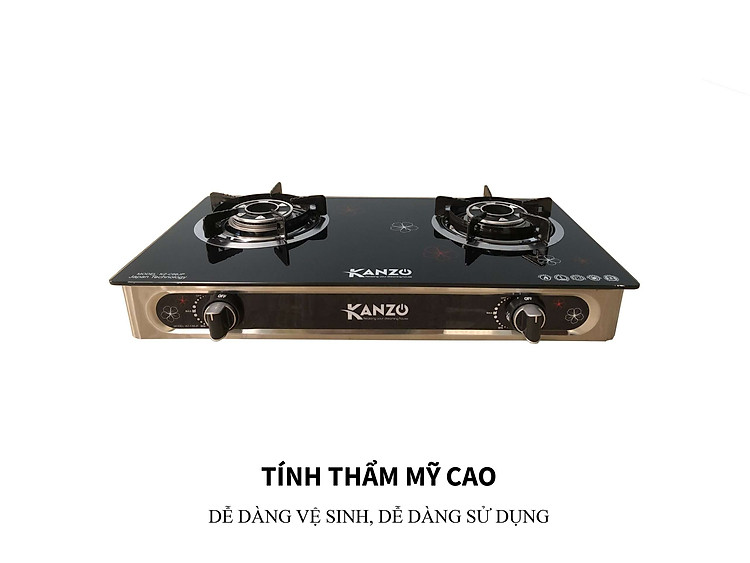 bếp gas kanzo kz-c66jp dương kính - hàng chính hãng 6