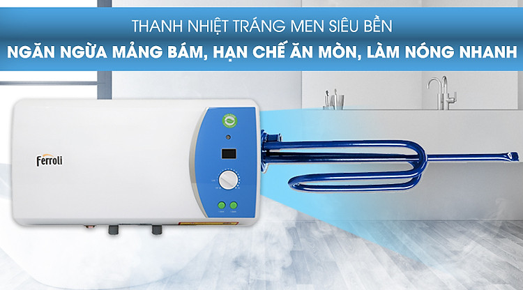 Thanh nhiệt - Bình nước nóng Ferroli VERDI 20L AE 20 Lít