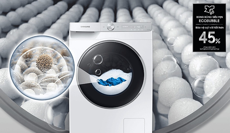 Máy giặt Samsung Inverter - Bong bóng siêu mịn Eco Bubble