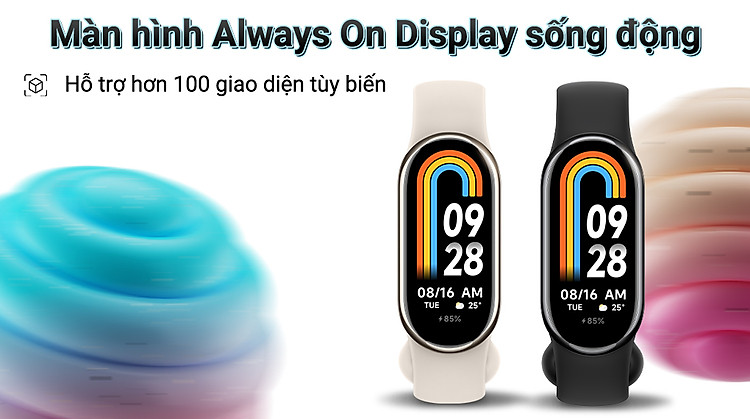 Vòng đeo tay thông minh Mi Band 8 - Thiết kế