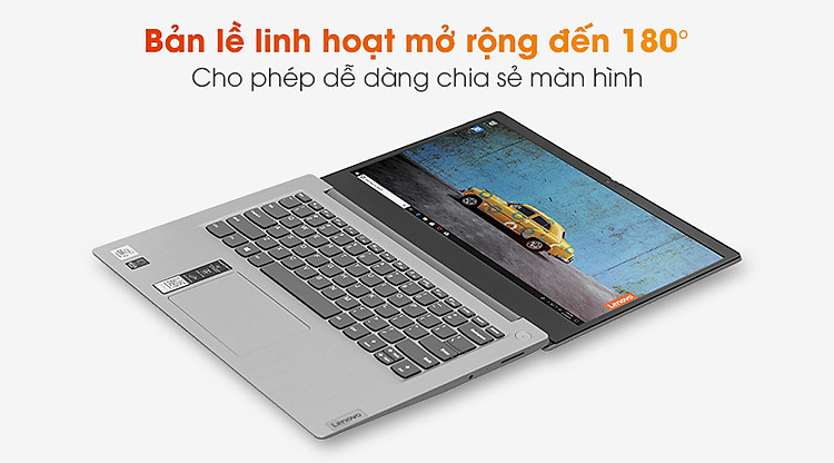 Lenovo IdeaPad 3 14IIL05 có thiết kế bản lề gập mở 180 độ