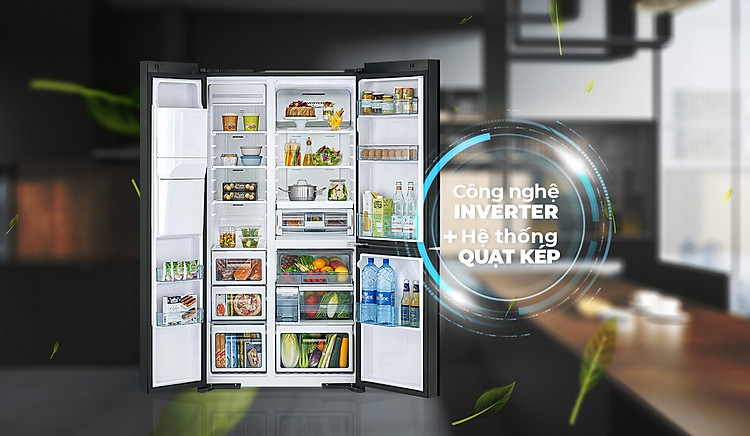 Tủ lạnh Hitachi Inverter 569 lít R-MX800GVGV0(GBK) - Inverter