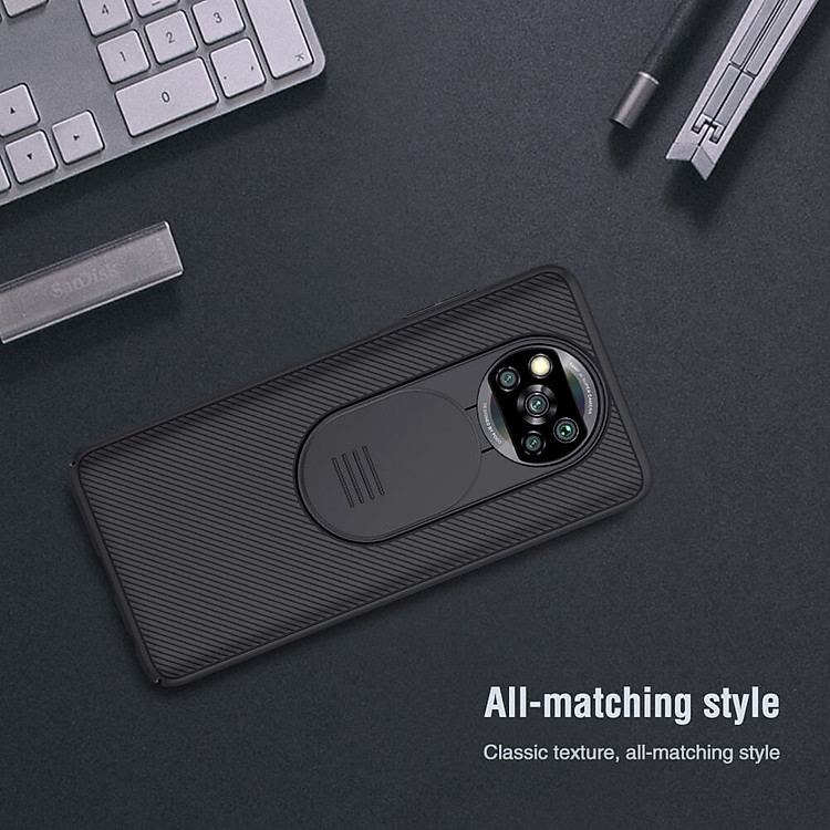 Nillkin CamShield cover case for Xiaomi Pocophone X3 NFC (Poco X3 NFC)