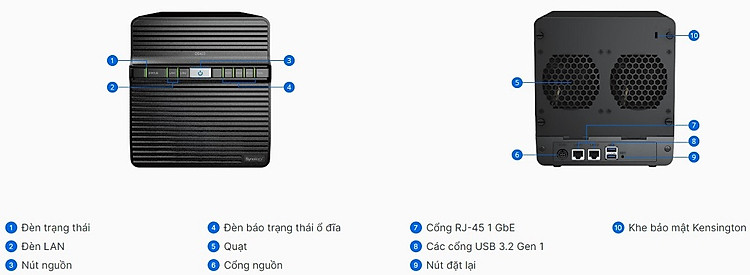 Thiết bị lưu trữ NAS Synology DS423 10