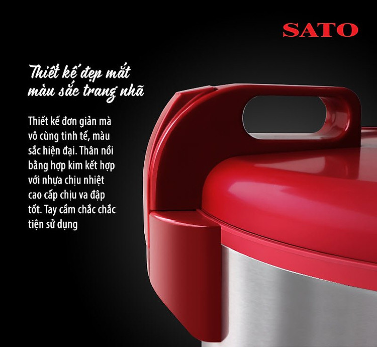 Nồi cơm điện Sato S60-60P 5.6L 6