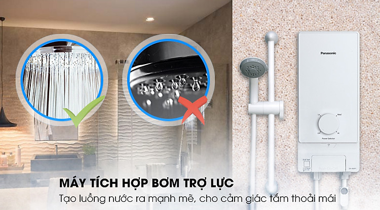 Bơm trợ lực - Máy nước nóng Panasonic DH-4MS1VW 4.5kW Bơm trợ lực - Máy nước nóng Panasonic DH-4MS1VW 4.5kW