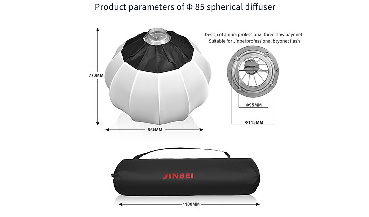 Φ51 Quick Ball Softbox 4