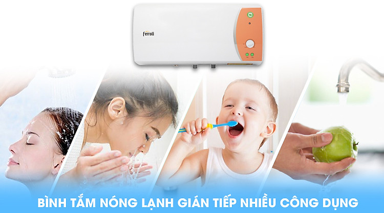 Bình nước nóng Ferroli VERDI 30L TE 30 lít - Đa dạng công dụng