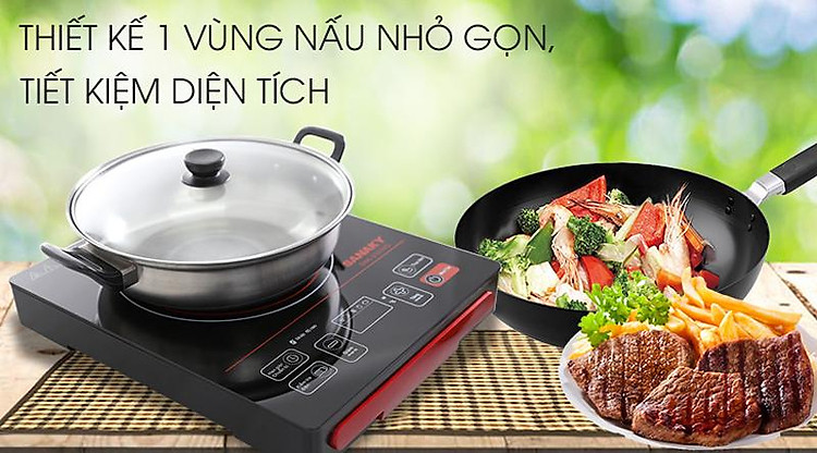 Thiết kế gọn đẹp - Bếp hồng ngoại Sanaky SNK-2101HG