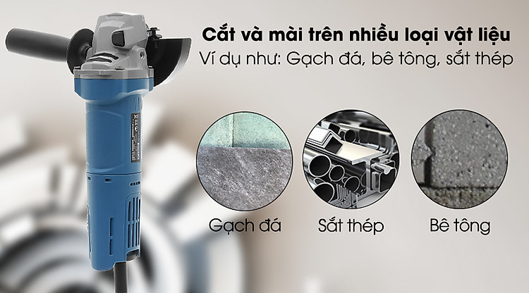 Máy mài góc Luxter Wm66108 900W - Làm việc tốt trên nhiều vật liệu
