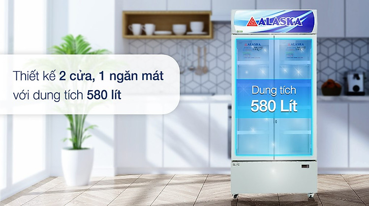 Tủ mát Alaska 580 lít SL 7C - Tổng quan thiết kế