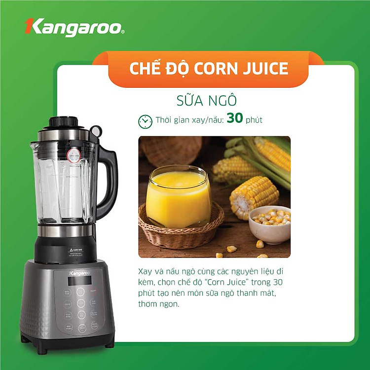 Hướng dẫn cách sử dụng máy làm sữa hạt Kangaroo Hướng dẫn cách sử dụng máy làm sữa hạt Kangaroo