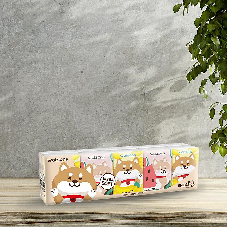 Watsons Velvety Soft Mini Hankies (Shibainc Fruity)