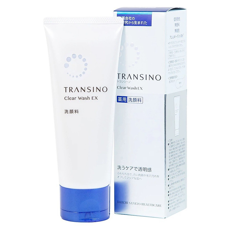 Sữa rửa mặt Transino Clear Wash hỗ trợ dưỡng trắng da, trị nám