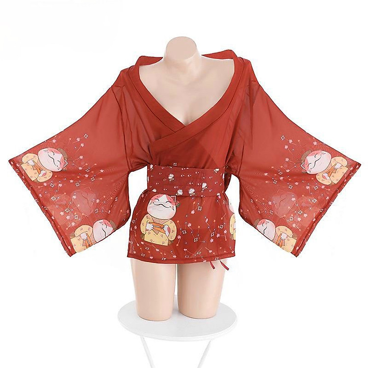Bộ Cosplay Kimono Gợi Cảm