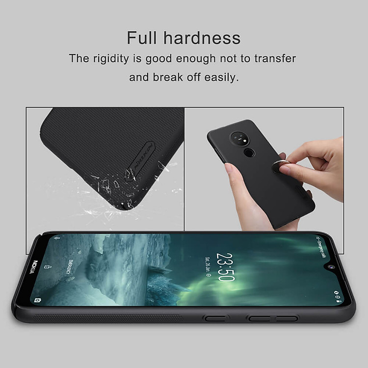 Nillkin Super Frosted Shield Matte cover case for Nokia 7.2, Nokia 6.2