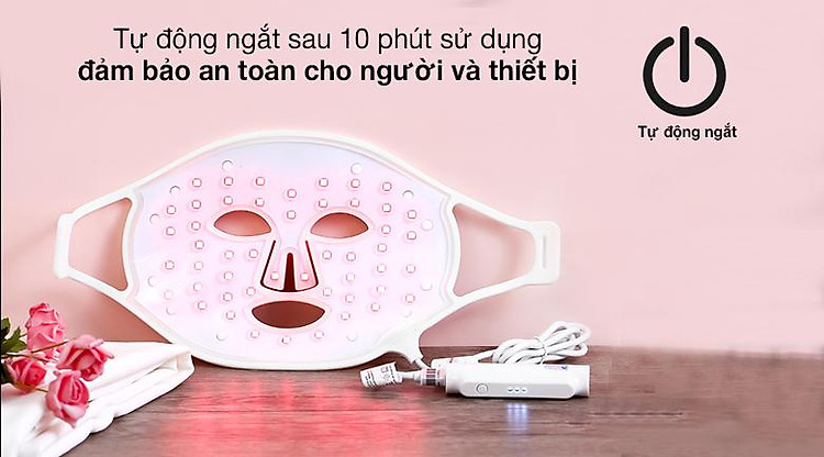 Tính năng tự động ngắt sau 10 phút hoạt động của Mặt nạ chăm sóc da Face Lite Rio FCLT