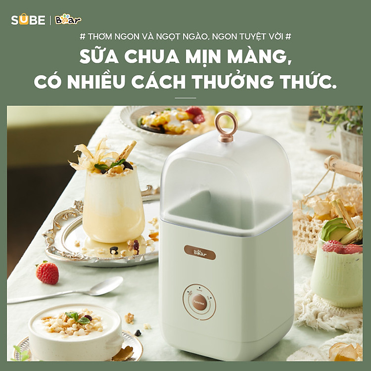 Máy làm sữa chua Bear 1L SB-SC12C 6 may lam sua chua bear 1l sb sc12c 10