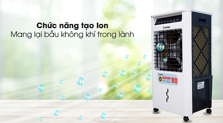 Lọc ion âm - Quạt điều hòa không khí Rapido 3000D