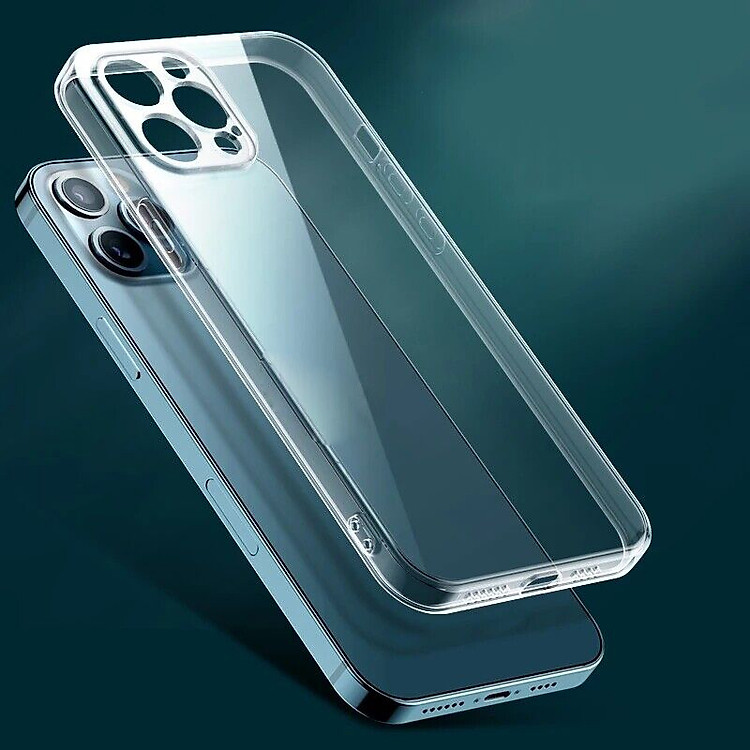 Ốp lưng chống sốc trong suốt cho iPhone 14 / 14 Plus / 14 Pro / 14 Pro Max hiệu Rock Protective Case