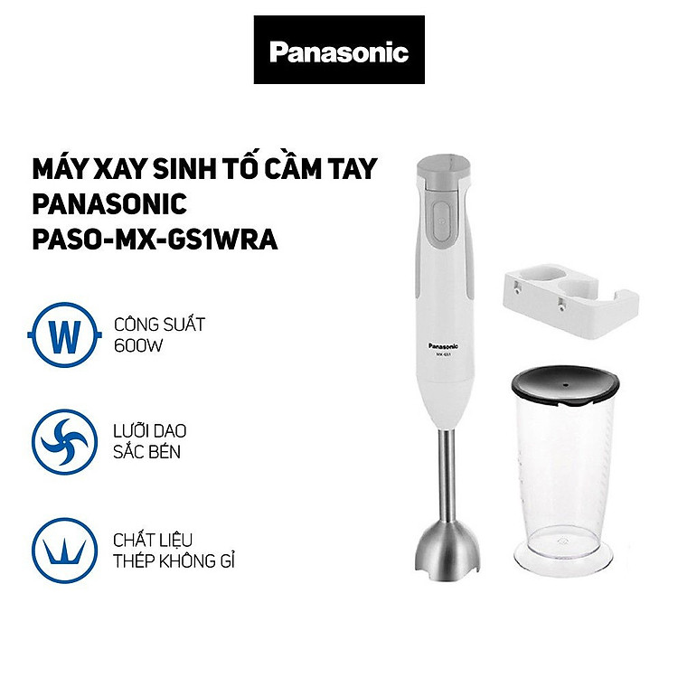 Máy xay sinh tố cầm tay Panasonic PASO-MX-GS1WR