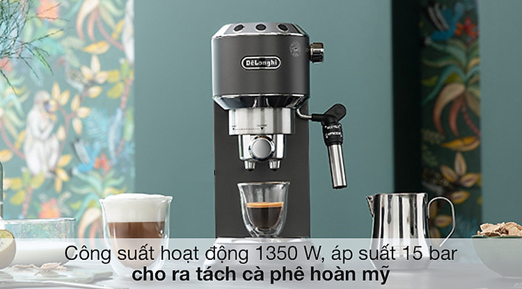 Máy Pha Cà Phê Delonghi EC785.GY - Công suất 1350 W