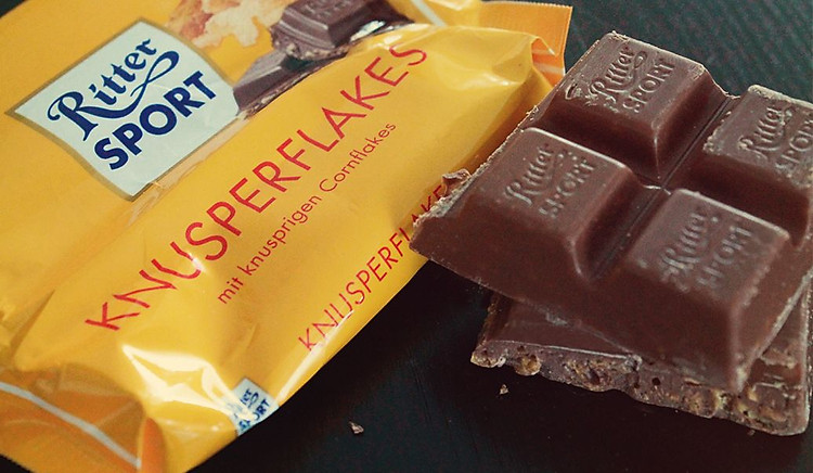 Kết quả hình ảnh cho Ritter Sport Knusperflakes