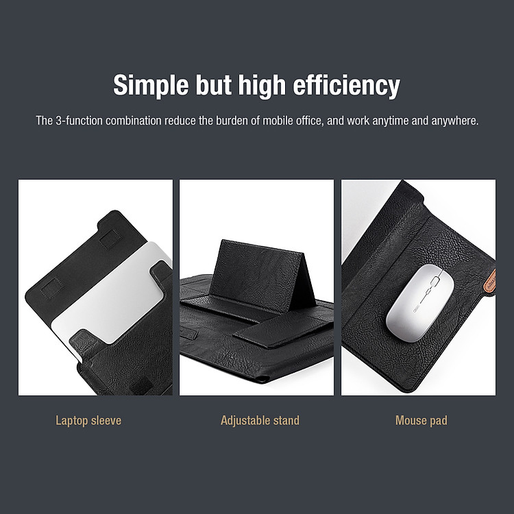 Bao da, Túi đựng Nillkin Versatile Laptop Sleeve Water Ripple 14inch 16inch dành cho Macbook Air / Macbook Pro 13 / Surface Laptop / Laptop 13.3inch / Macbook Pro 16 / Laptop 16inch / Laptop Asus / Dell XPS  - Hàng Nhập Khẩu