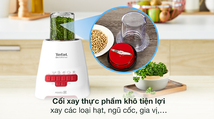 Cối xay thực phẩm khô - Máy xay sinh tố Tefal Blendforce Piano BL477566