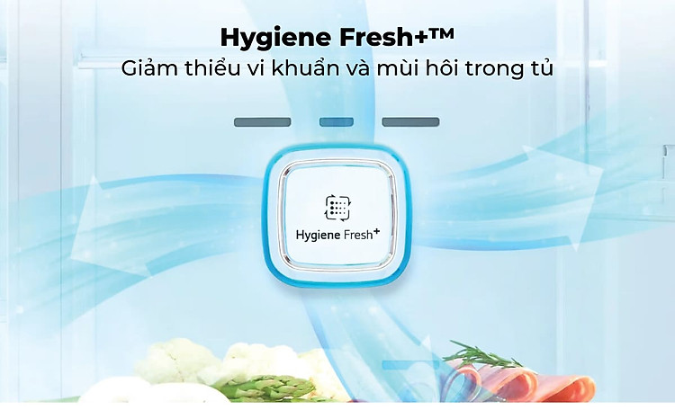 Công nghệ Hygiene FRESH+ giúp môi trường bên trong tủ luôn sạch sẽ
