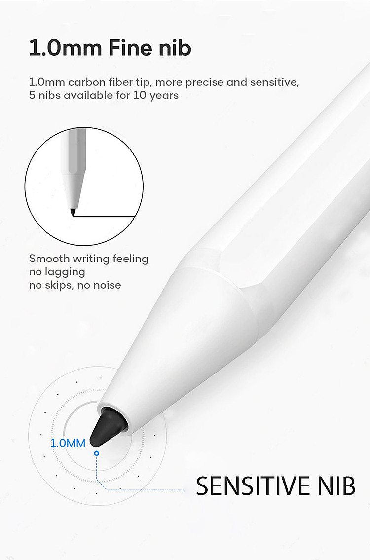 Bút cảm ứng stylus cho iPad Aturos IQS dùng như Apple Pencil