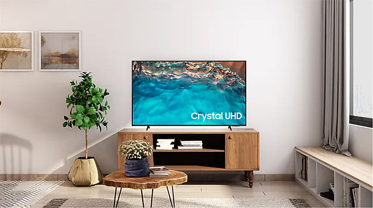 Thiết kế thanh mảnh - Smart Tivi Samsung Crytal UHD 4K 65 inch UA65BU8000