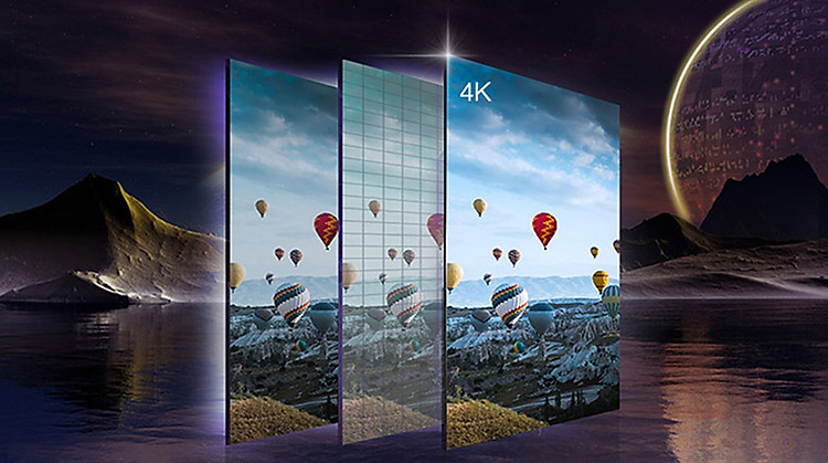 Độ phân giải 4K -Android Tivi Aqua 4K 55 inch LE55AQT6600UG