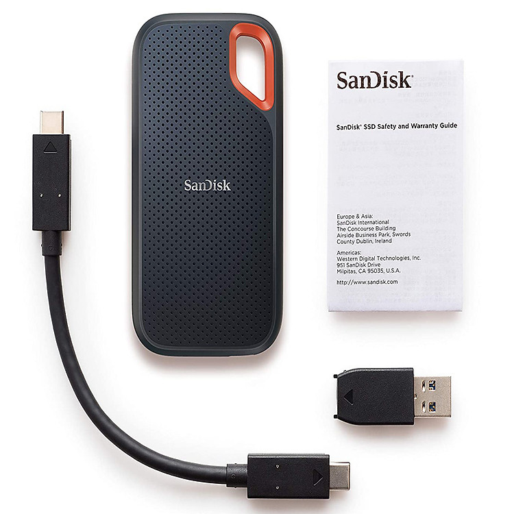Ổ cứng di động External SSD Sandisk Extreme V2 E61 500GB USB 3.2 Gen 2  SDSSDE61-500G-G25 | Memoryzone - Professional in memory