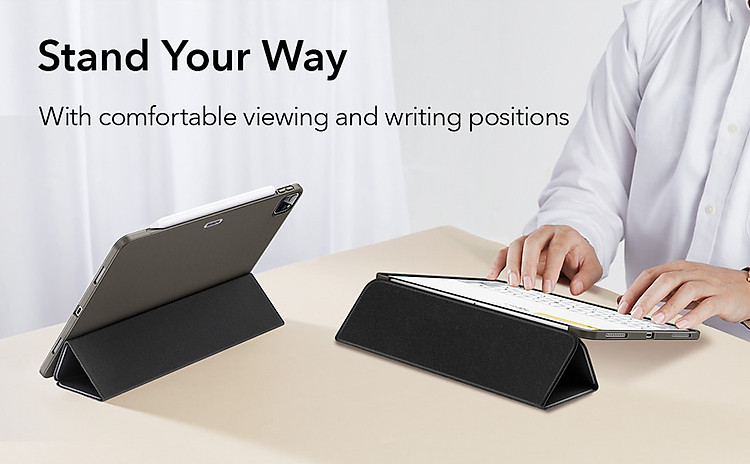 Bao Da Dành Cho iPad Pro 11 inch 2021 và iPad Pro 12.9 inch 2021 ESR Rebound Slim Smart Case - Hàng Nhập Khẩu