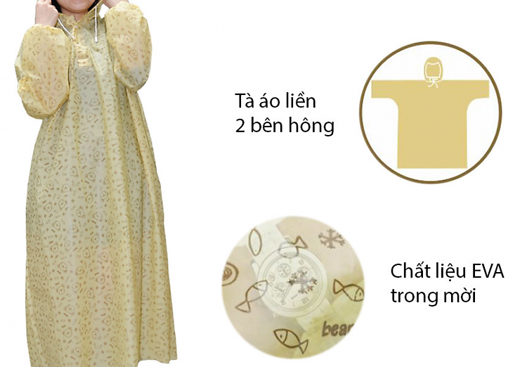 Chất liệu áo mưa EVA trong mờ - RANDO