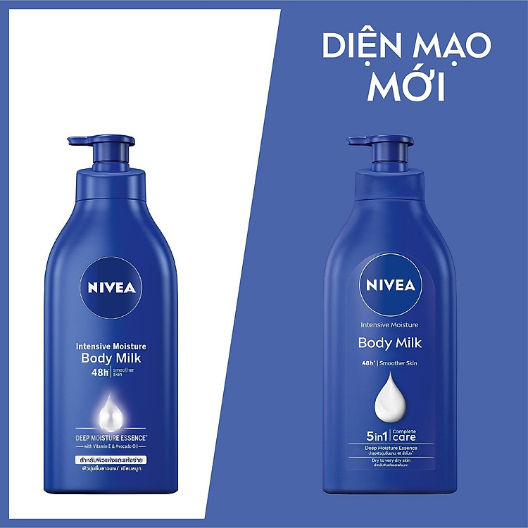 Nivea Intensive Moisture Body Milk With Vitamin E & Avocado Oil