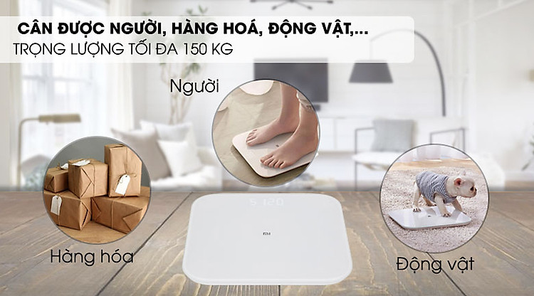 Cân người, động vật, hàng hóa - Cân thông minh Xiaomi Scale 2 (NUN4056GL)