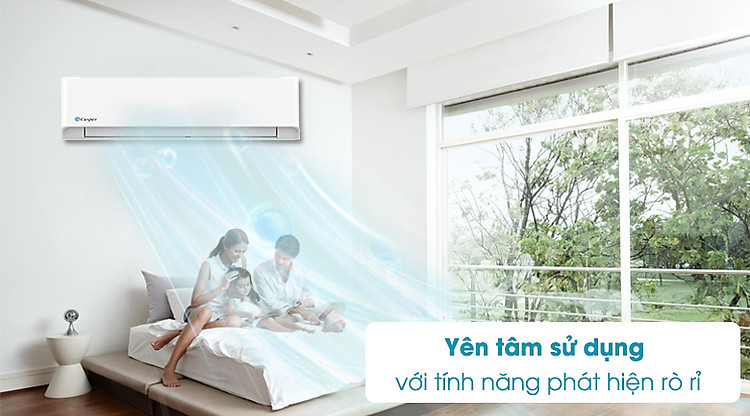 Máy lạnh Casper 1.5 HP LC-12FS32 - Phát hiện rò rỉ