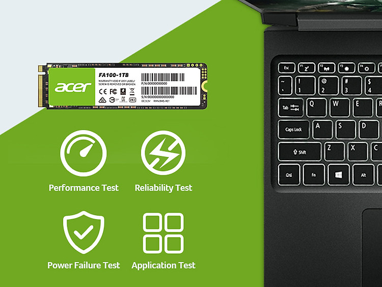 Acer FA100 undergoes multiple quality tests