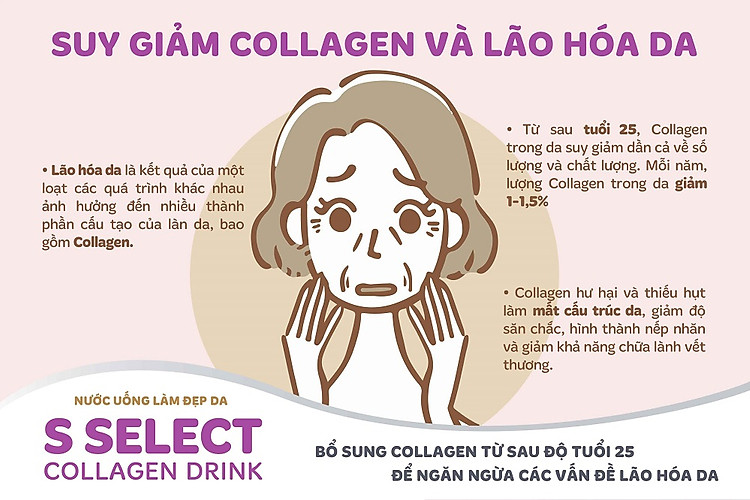 Nước uống làm đẹp da S Select Collagen Drink (Hộp 10 lọ) - 3