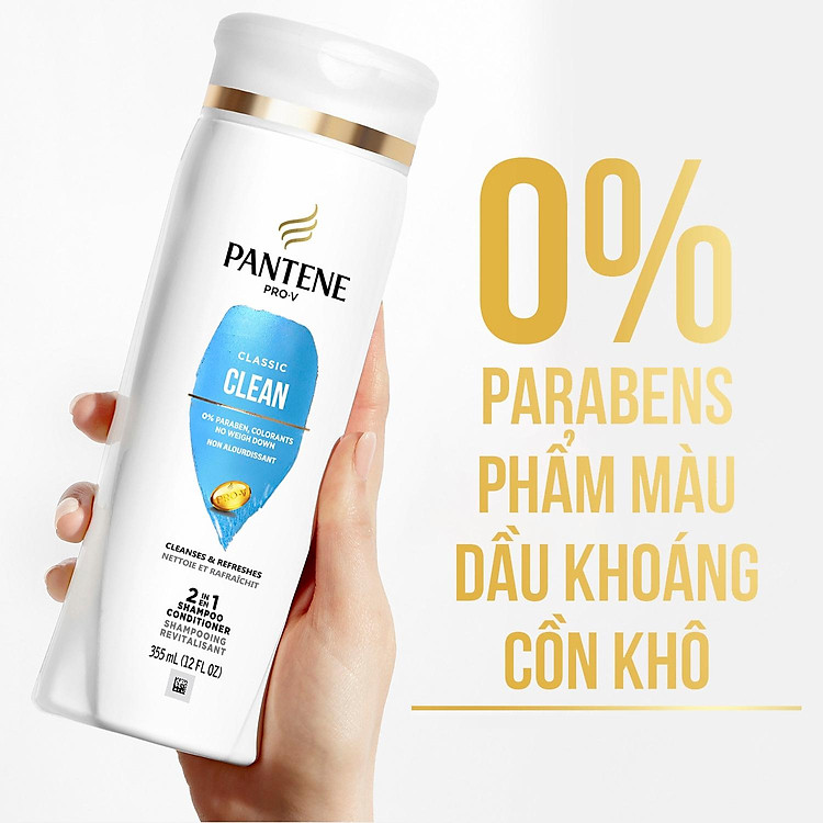 Pantene Pro-V Shampoo & Conditioner Classic 355ml - 2