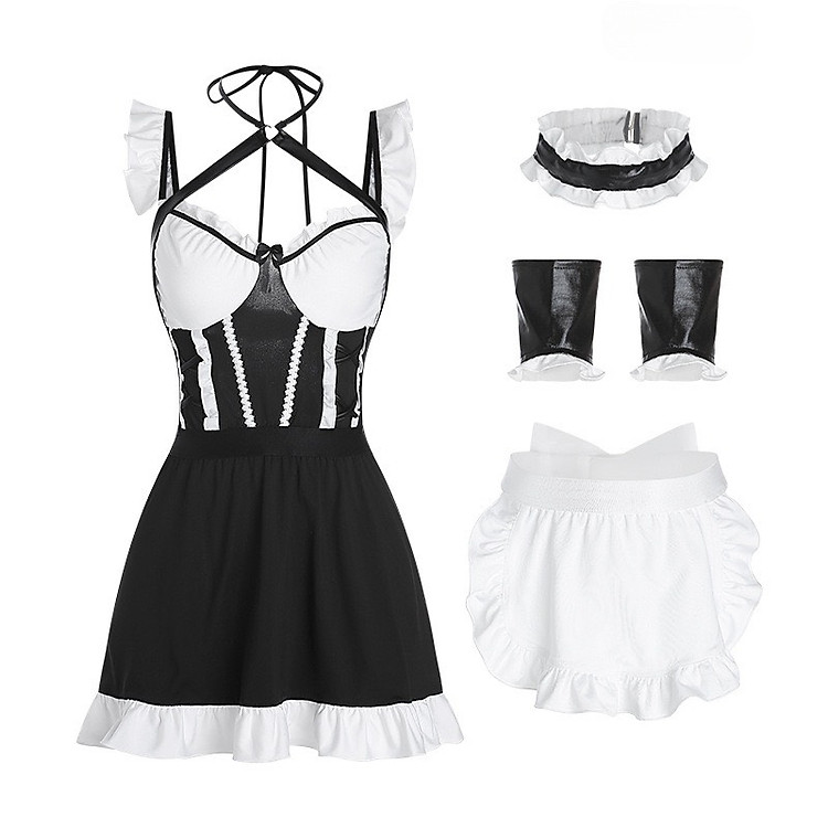 Váy Ngủ Cosplay Cô Phục Vụ